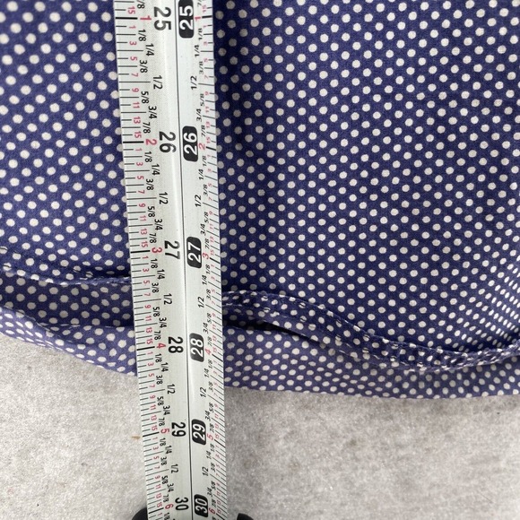 Scotch & Soda LARGE Shirt Button Down Front Blue Polka Dot Cotton Classic READ‎ - Picture 12 of 14